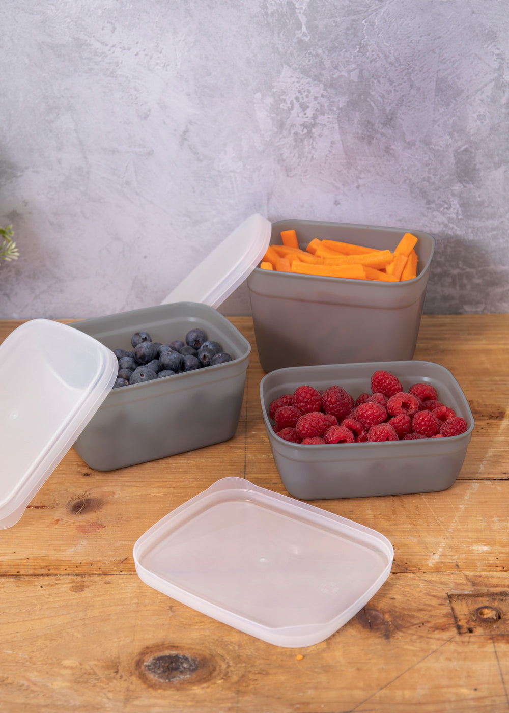 Natural Elements Eco Stackable Storage Set of 3 - Small, 600ml