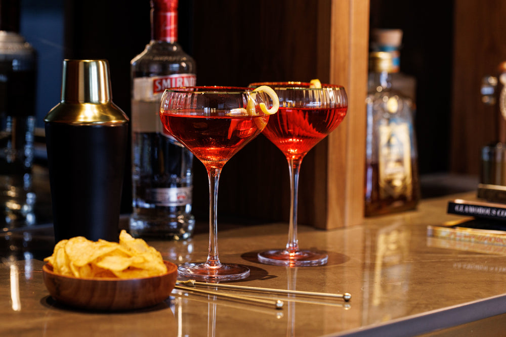 Mikasa Treviso Crystal Coupe Glasses, Set of 4, 300ml