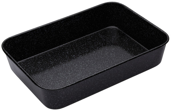 3pc Vitreous Enamel Non-Stick Cookware Set with 1x Roasting Pan and 2x Baking Trays image 3