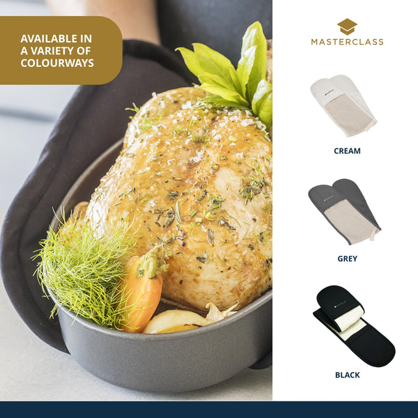 MasterClass Deluxe Professional Black Double Oven Glove image 12