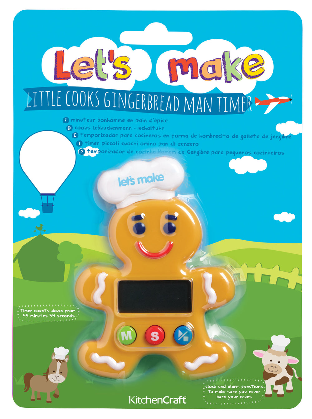 Let's Make Gingerbread Man Digital Timer