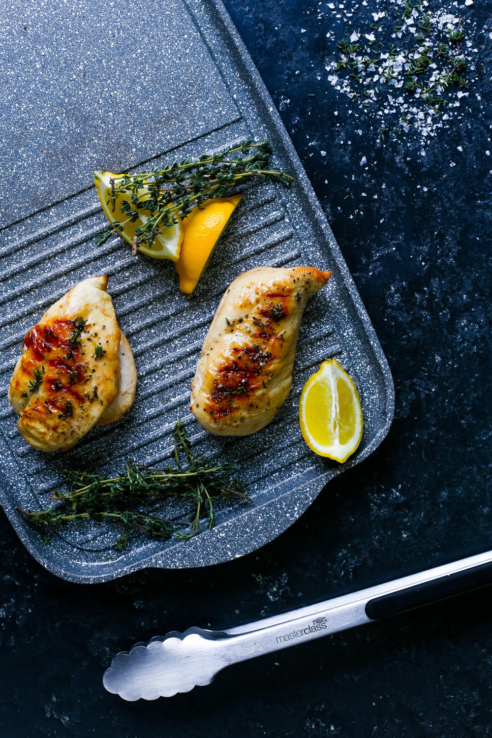 MasterClass Cast Aluminium Dual Griddle Tray, 51cm