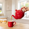 London Pottery Farmhouse 4 Cup Teapot Red image 6