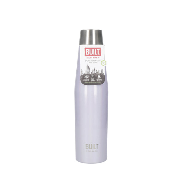 BUILT Apex 540ml Insulated Water Bottle, BPA-Free 18/8 Stainless Steel - Iridescent Lilac image 4