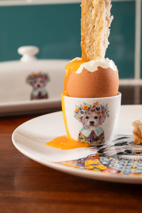 Mikasa Tipperleyhill Porcelain Puppy Egg Cups Set of 2, Dia 5 x Height 4CM image 6
