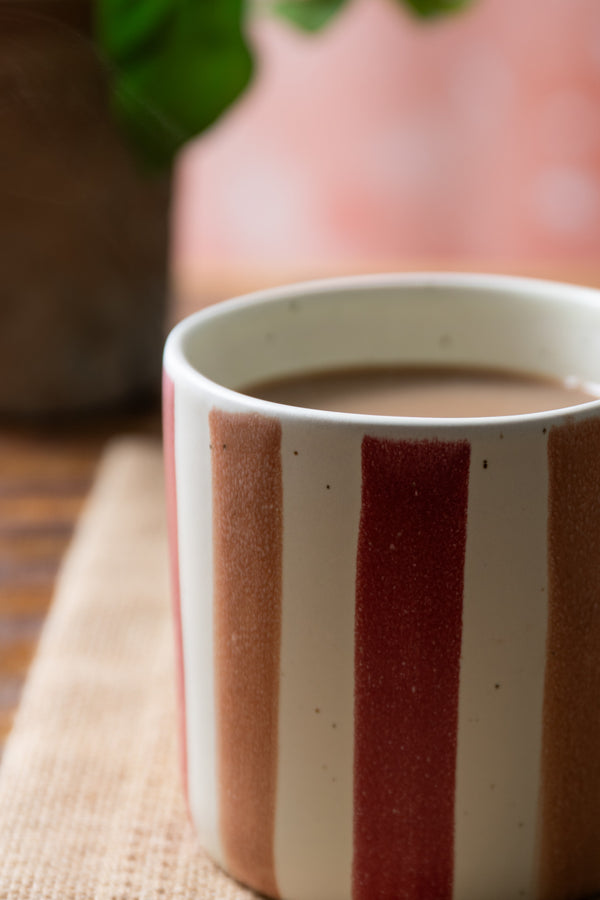 Mikasa Pink and Orange Stripe Mug, 380ML image 5