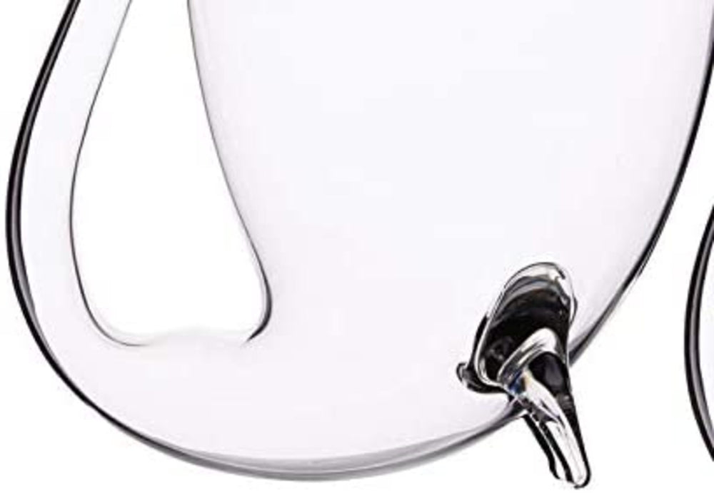 BarCraft Set of 4 Glass Port Sippers