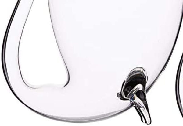 BarCraft Set of 4 Glass Port Sippers image 3