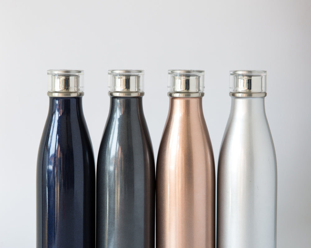 Built 740ml Double Walled Stainless Steel Water Bottle Silver