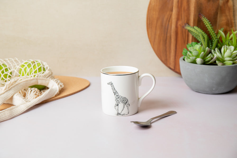 Mikasa Giraffe Straight-Sided Porcelain Mug, 280ml