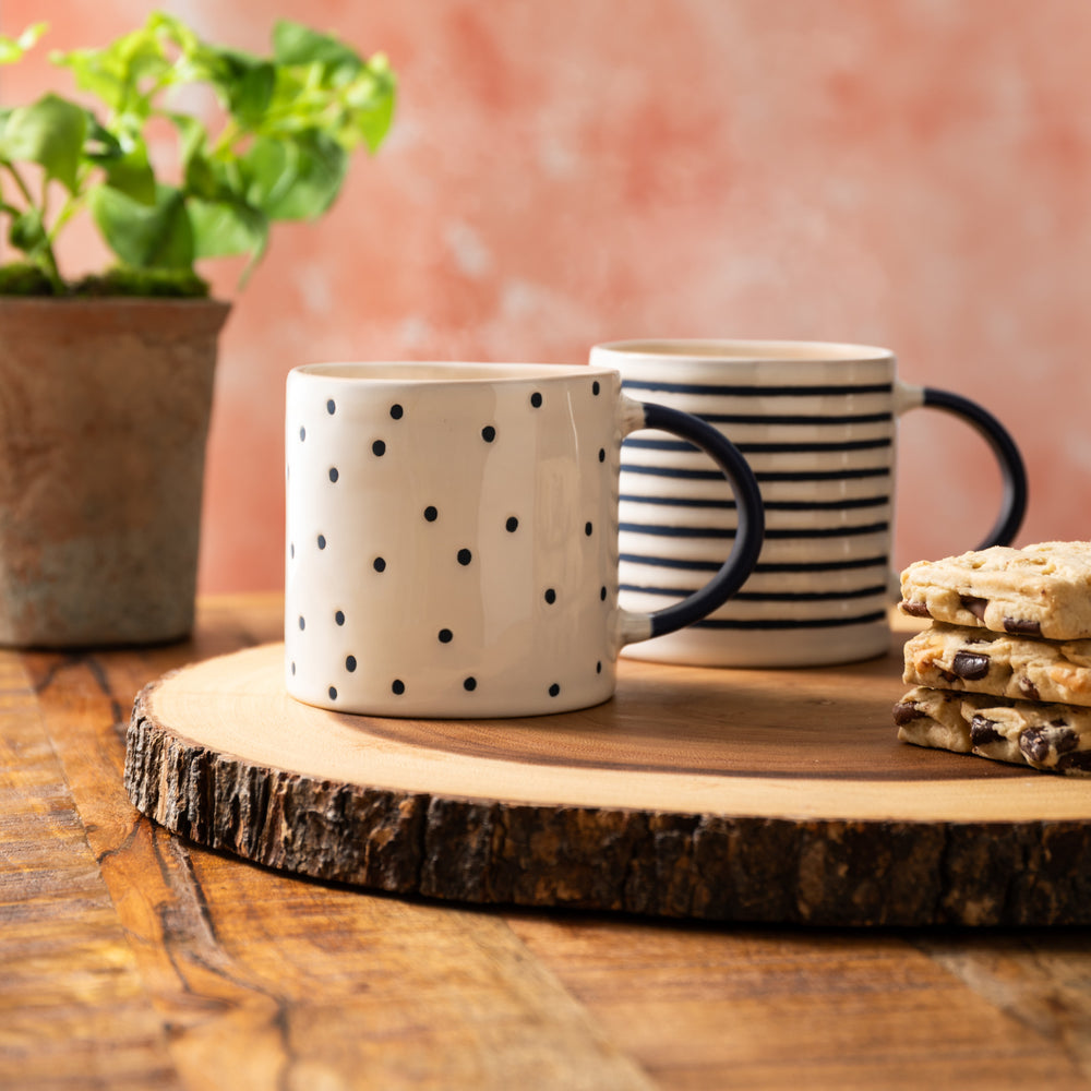 Mikasa Spot Print Mug, 390ML