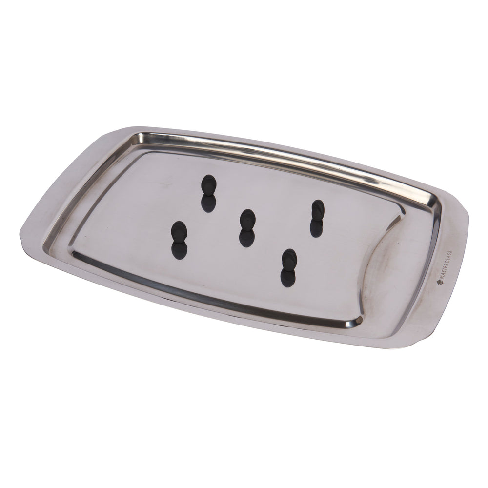 MasterClass Stainless Steel Spiked Carving Tray