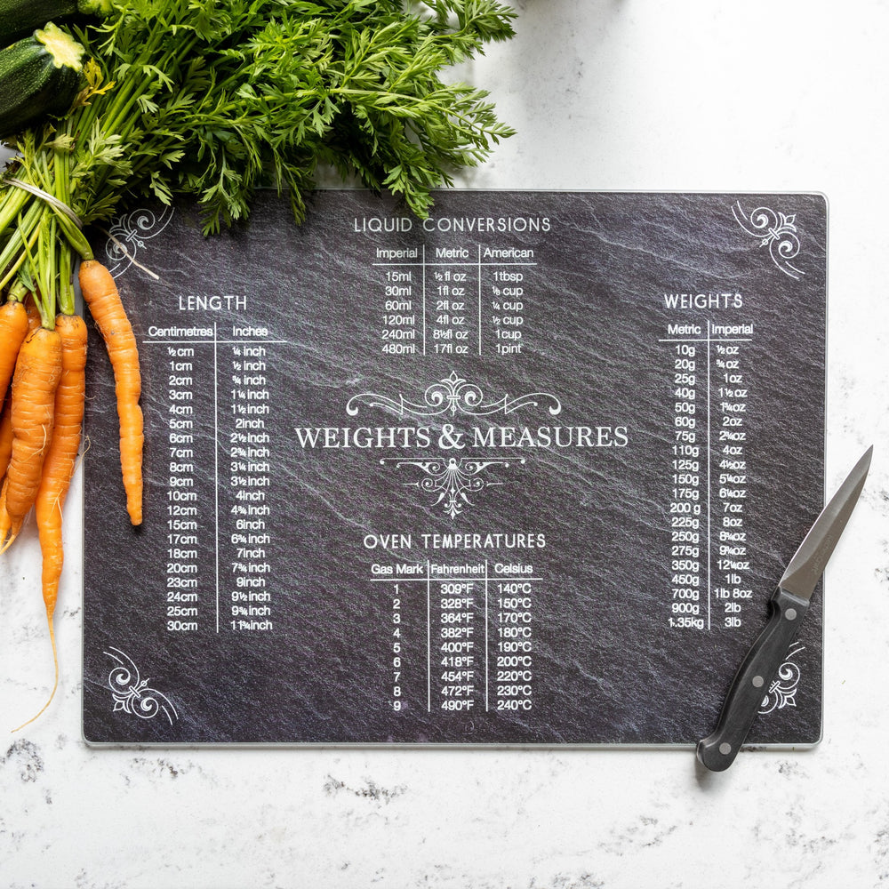 Creative Tops Slate Effect Weights And Measures Work Surface Protector
