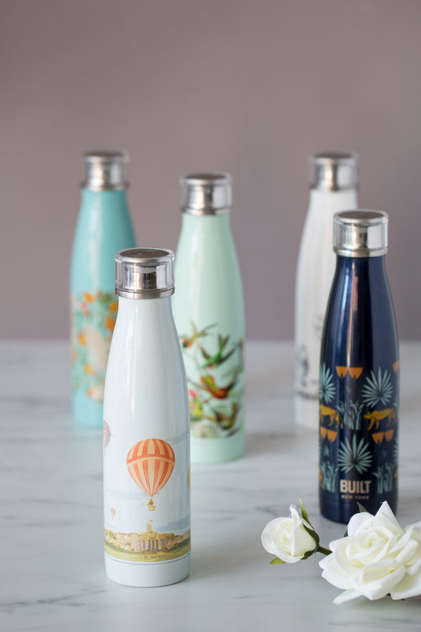 Built V&A 500ml Double Walled Stainless Steel Water Bottle Lioness image 2