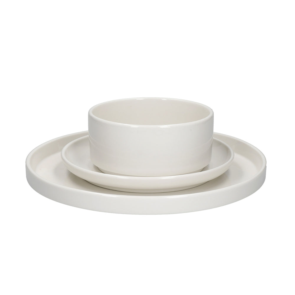 Mikasa Camberlie Porcelain 12-Piece White Dinner Set