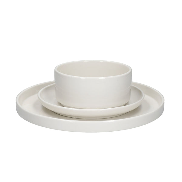 Mikasa Camberlie Porcelain 12-Piece White Dinner Set image 10