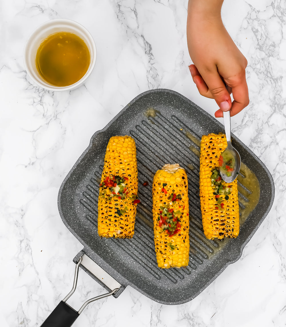 MasterClass Cast Aluminium Grill Pan, 24cm