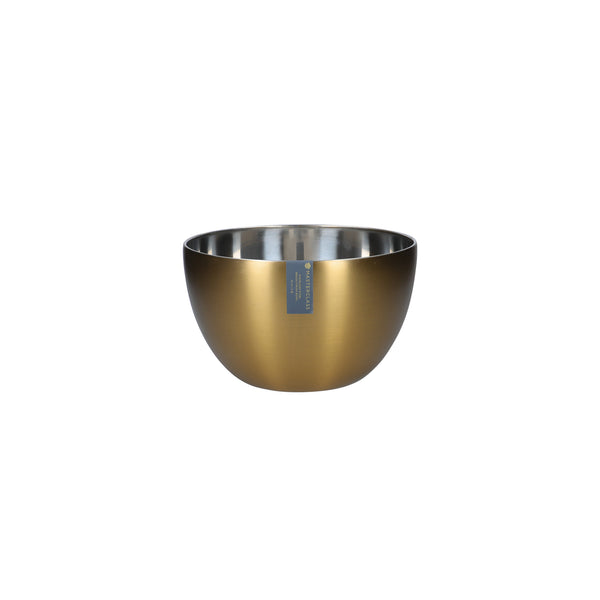 MasterClass Stainless Steel Brass Finish Mixing Bowl, 21cm image 4