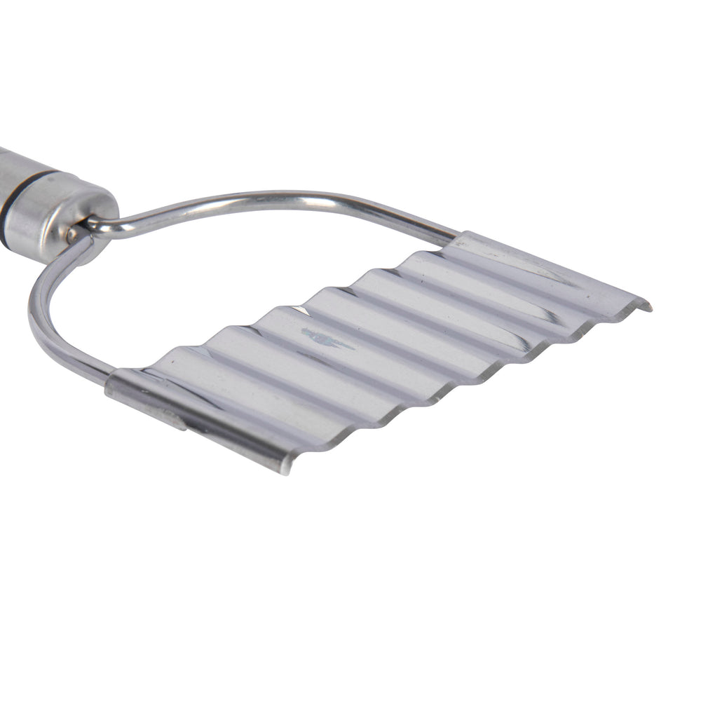 KitchenCraft Oval Handled Stainless Steel Crinkle Chip Cutter