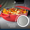 MasterClass Red Cast Aluminium Shallow Casserole Dish, 4L image 10