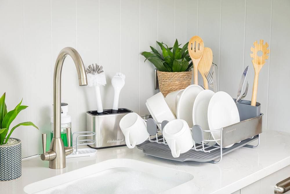 KitchenAid Stainless Steel Sink Brush Caddy