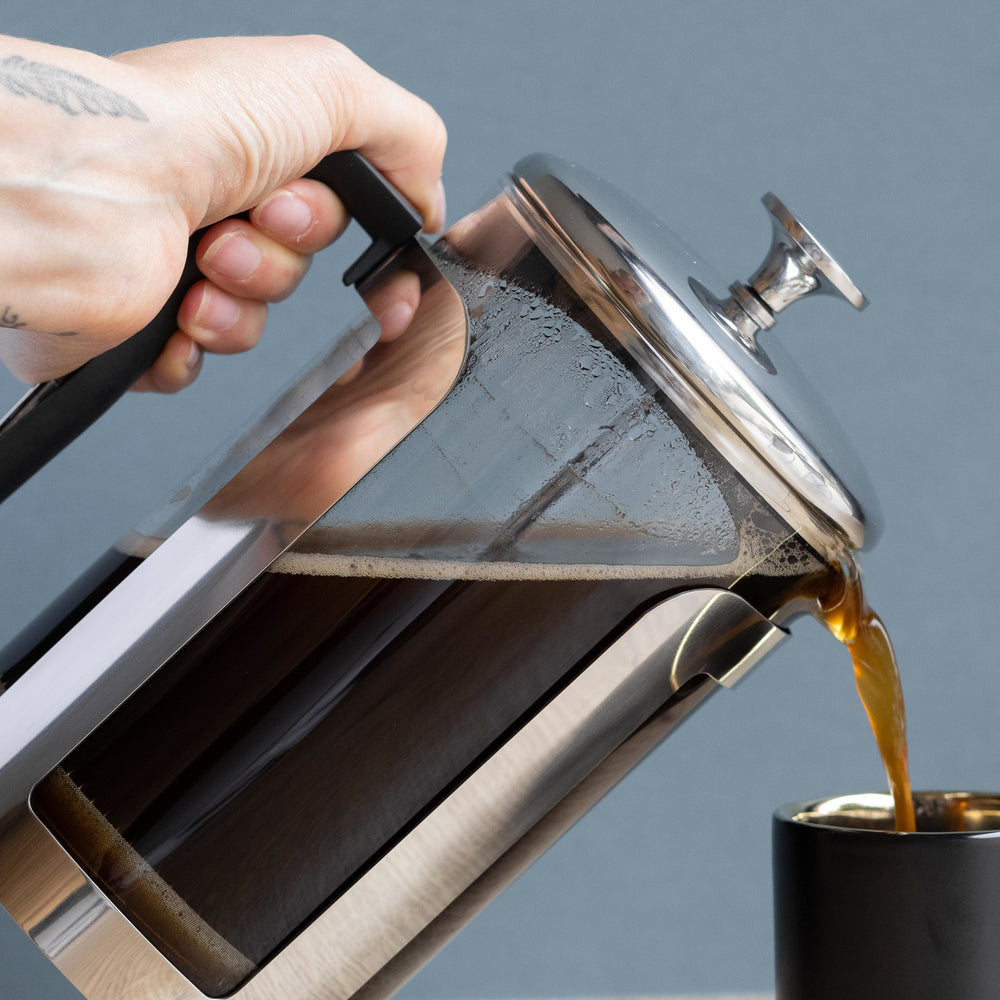 La Cafetière Roma 12 Cup Cafetière - Stainless Steel Finish