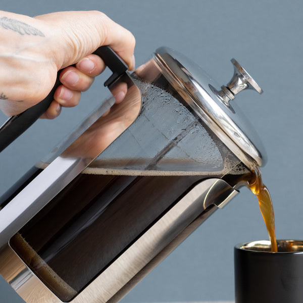 La Cafetière Roma 12 Cup Cafetière - Stainless Steel Finish image 4