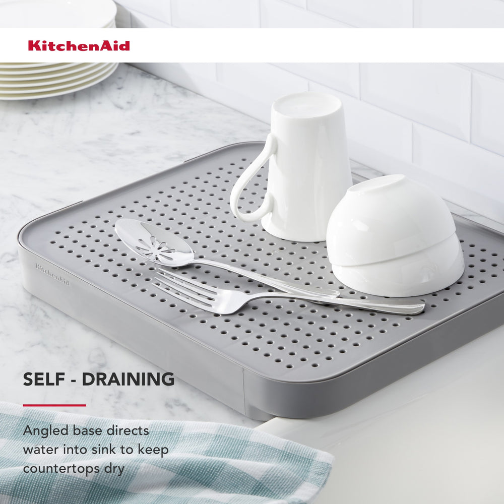 KitchenAid 3pc Sink Set with Dish Drying Rack, Board and Sink Mat