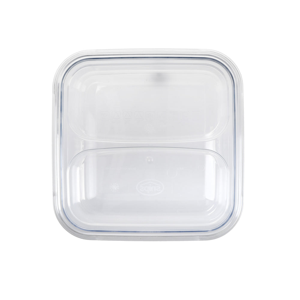 MasterClass Eco Snap Lunch Box with Removable Divider - 800 ml