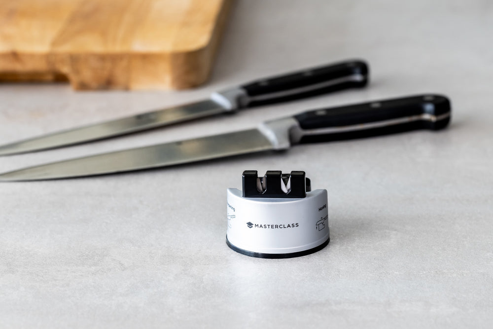 MasterClass Smart Sharp Dual Knife Sharpener, Silver