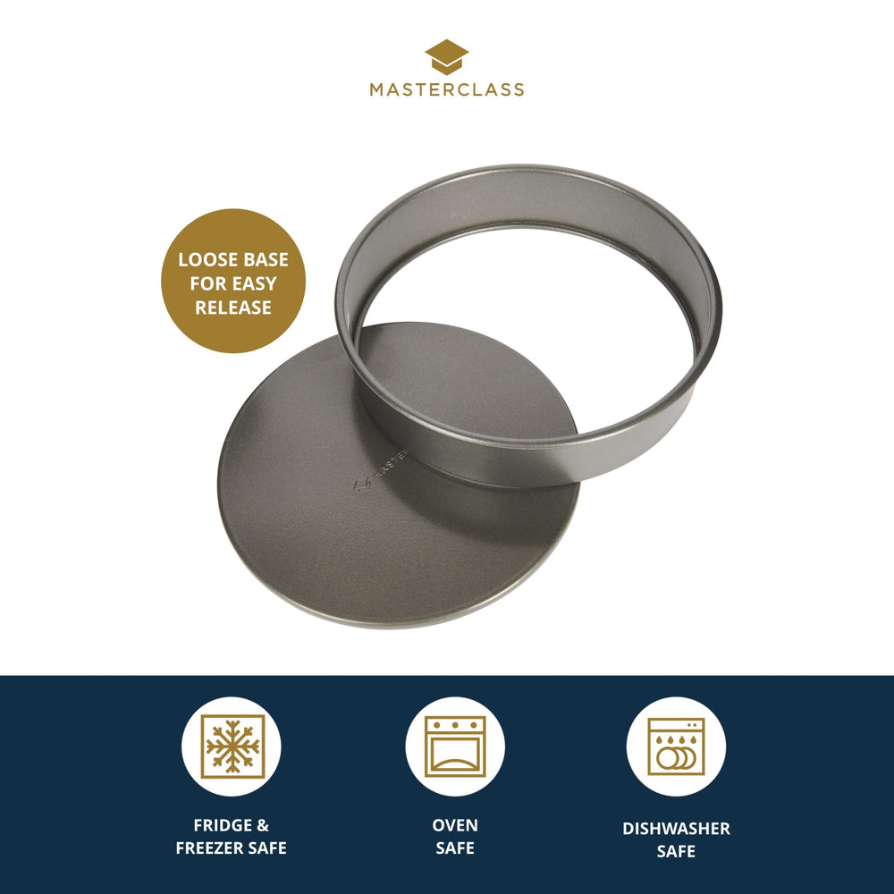 MasterClass Non-Stick Loose Base Sandwich Pan, 20cm