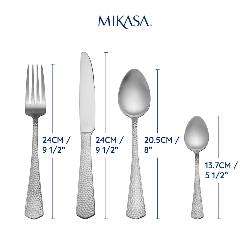 Mikasa Broadway Stainless Steel Cutlery Set, 16 Piece