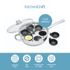 KitchenCraft Stainless Steel 6-Hole Egg Poacher, 28cm image 8