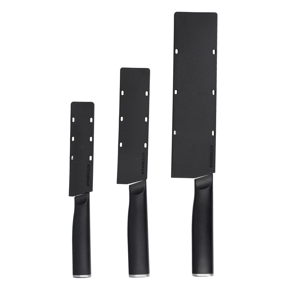 KitchenAid Classic 3-Piece Kitchen Knife Set, Sharp High-Carbon Japanese Steel