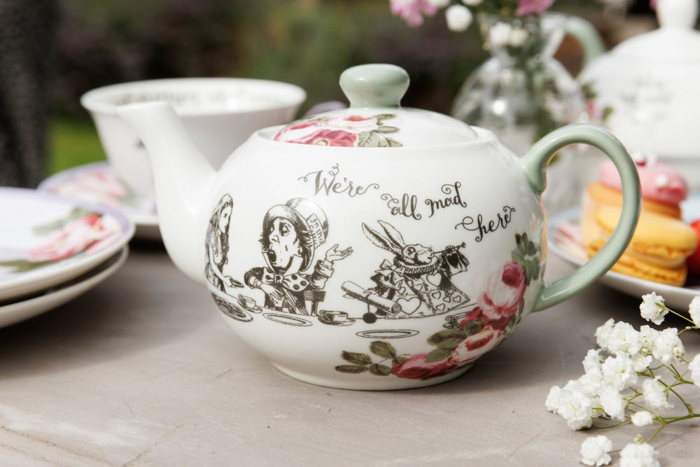 Mikasa and the V&A Alice In Wonderland Bone China Mini Teapot, 400ml