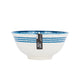 Set of 4 KitchenCraft Blue and White Greek Style Ceramic Bowls