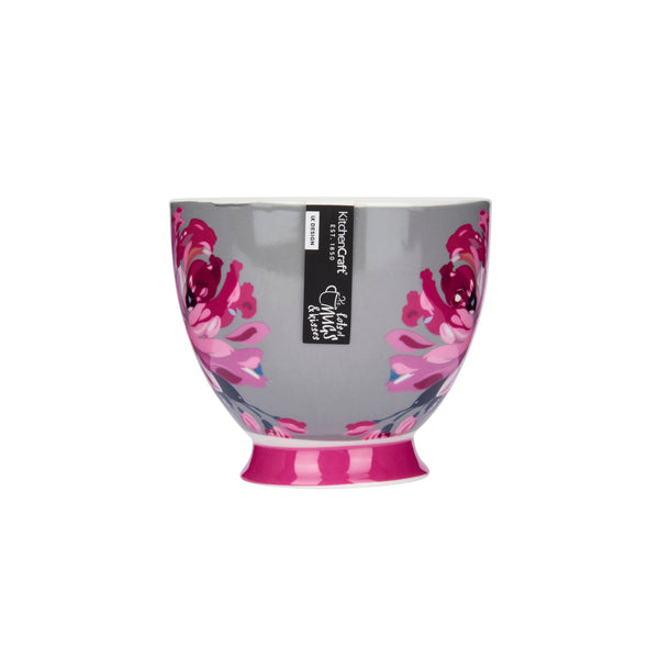 Set of 4 KitchenCraft China Pink Flower Mugs image 2