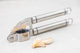 KitchenCraft Oval Handled Professional Stainless Steel Garlic Press