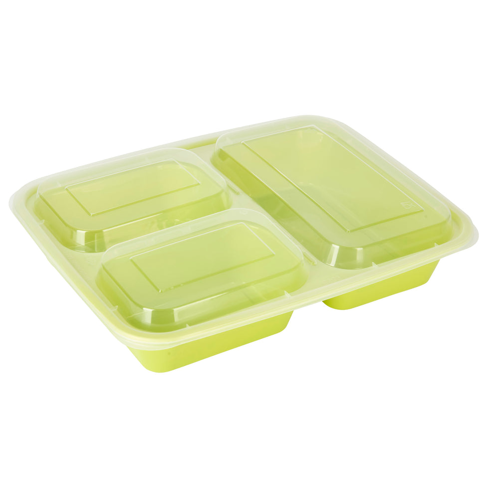 KitchenCraft Healthy Eating 5-Pack Portion Control Lunch Boxes with Compartments