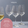 Mikasa Treviso Crystal White Wine Glasses, Set of 4, 350ml image 9