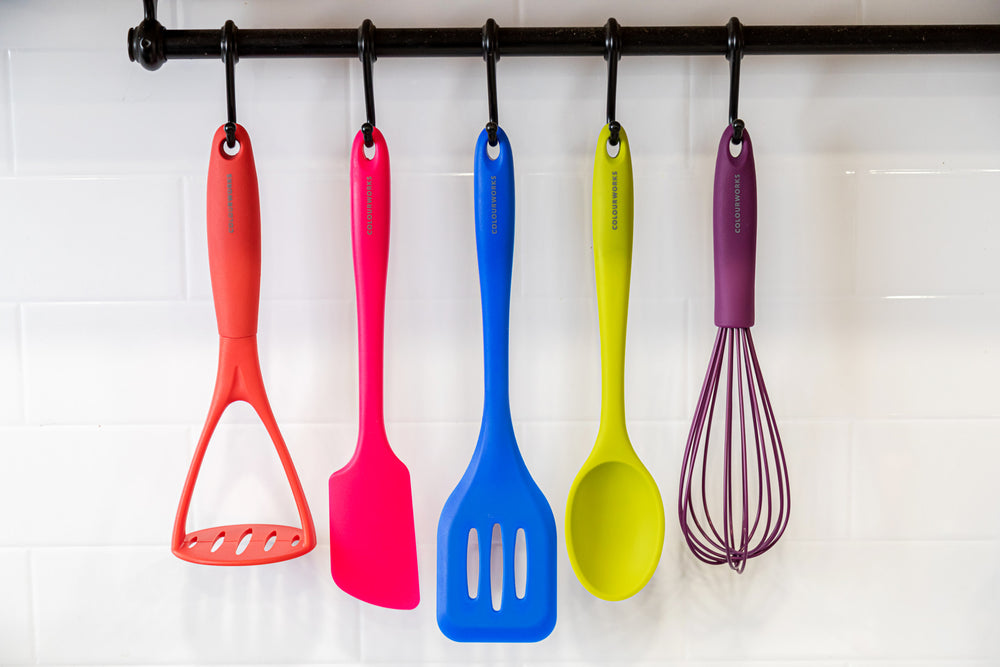Colourworks Brights 5 Piece Complete Kitchen Utensil Set