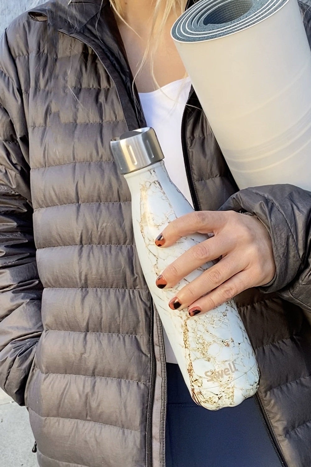 S'well Calacatta Gold Drinks Bottle, 500ml