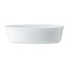 Mikasa Chalk Porcelain Oval Pie Dish, 18cm, White image 1
