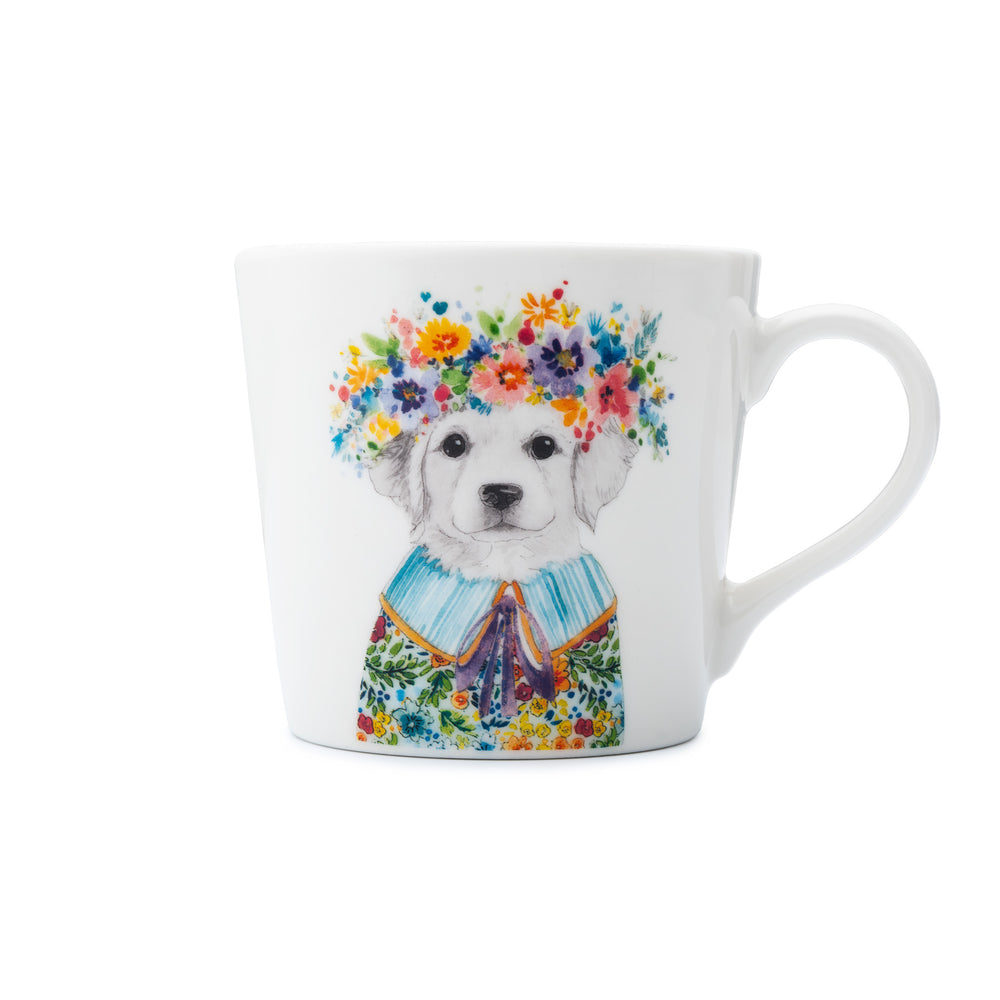 Mikasa Tipperleyhill Puppy Fine China Mug,13 x 9 x 9CM, 380ML image 1