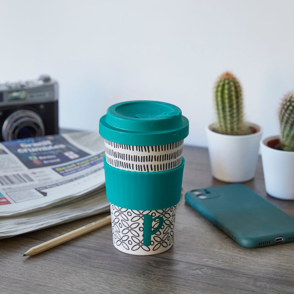 KitchenCraft 410ml Bamboo A to Z Letter 