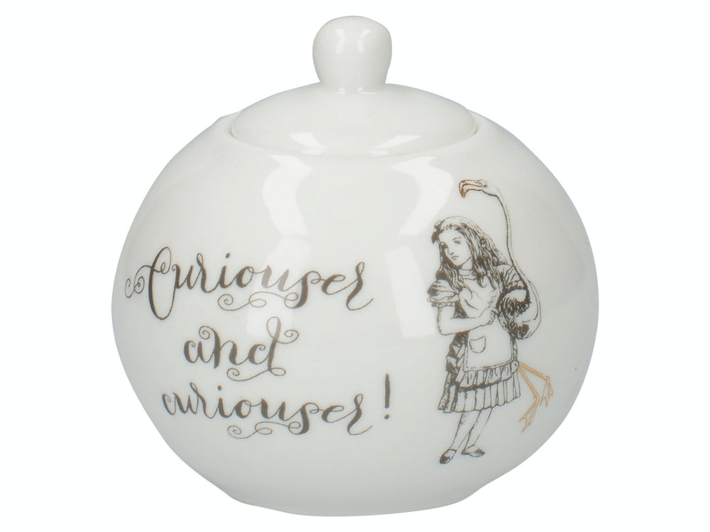 Victoria And Albert Alice In Wonderland Sugar Bowl And Creamer