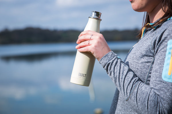 Built 500ml Double Walled Stainless Steel Water Bottle Vanilla image 6