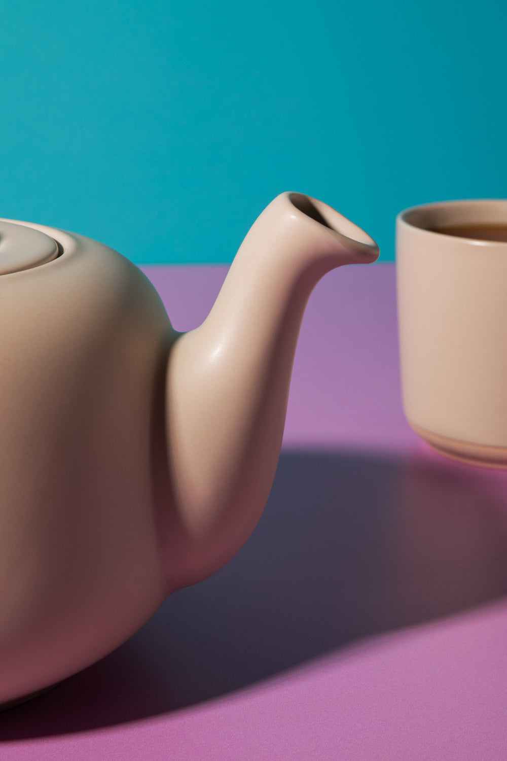 La Cafetière Classic Teapot 4 Cup, Latte, 1.2L