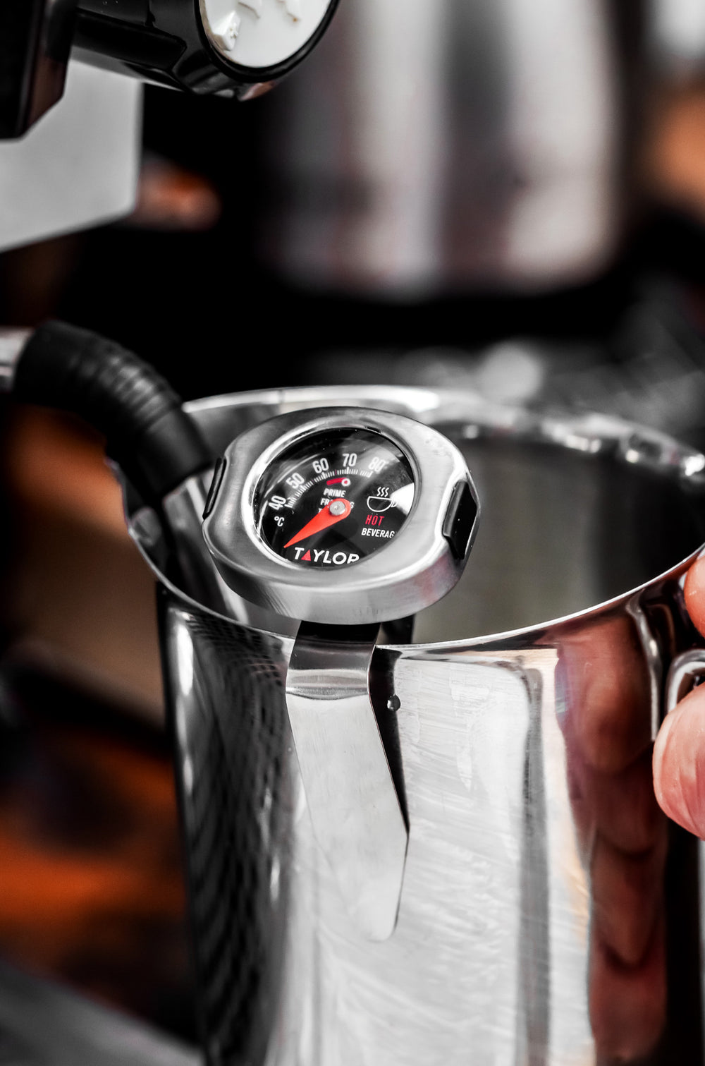 Taylor Pro Stainless Steel Milk Frothing Thermometer