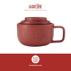La Cafetière 3pc, Family Mug Set, 380ml, 200ml and 100ml, Red